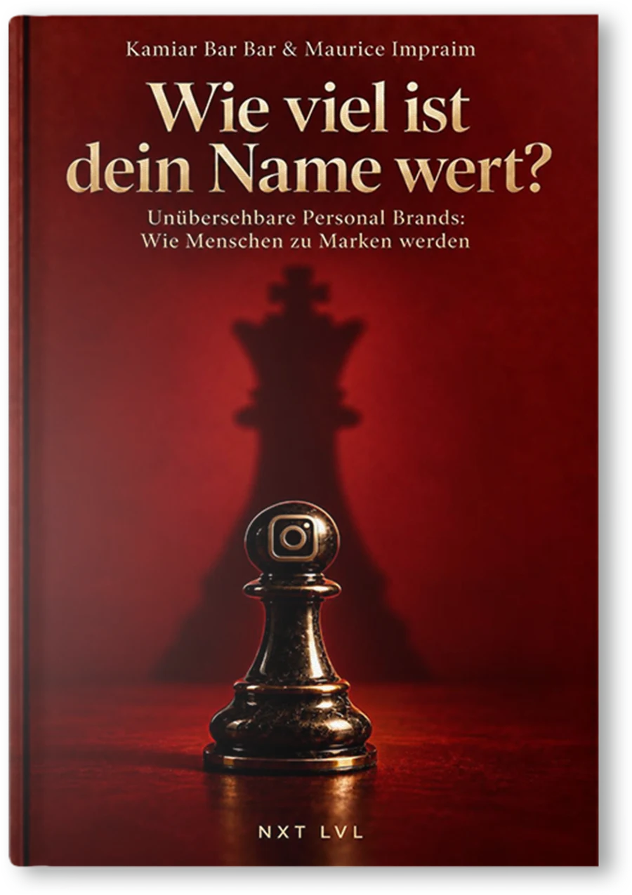 Buchcover: Wie viel ist dein Name wert? von Kamiar Bar Bar und Maurice Impraim, NXT LVL